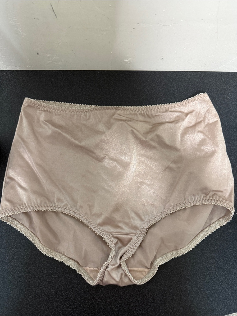 vassarette Light Nude High-Waist Briefs pre loved